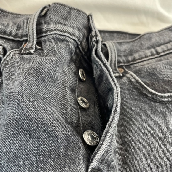 Levis High Waist Skinny Jean Black Wash Women’s Size 25 VINTAGE - Picture 9 of 16